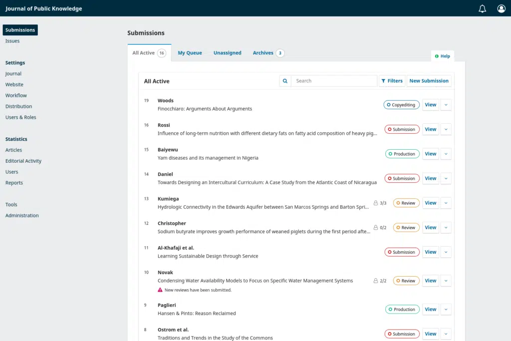 Open Journal Systems(OJS)期刊管理投稿系统 安装搭建 二次开发