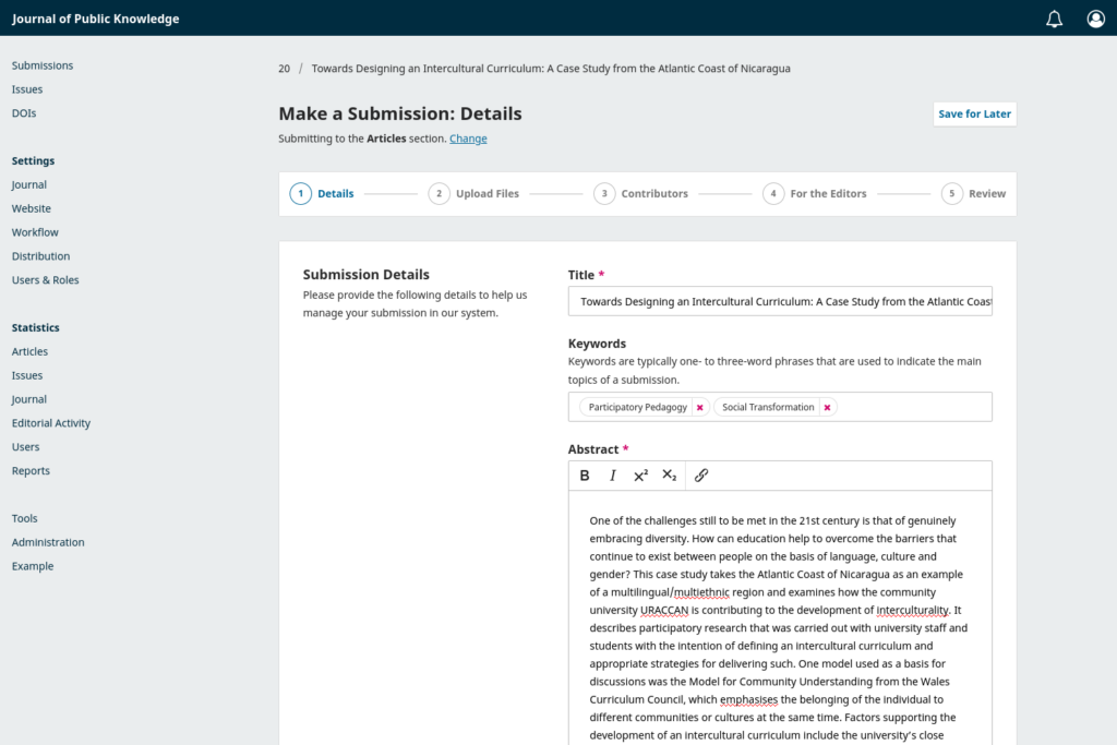 Open Journal Systems(OJS)期刊管理投稿系统 安装搭建 二次开发